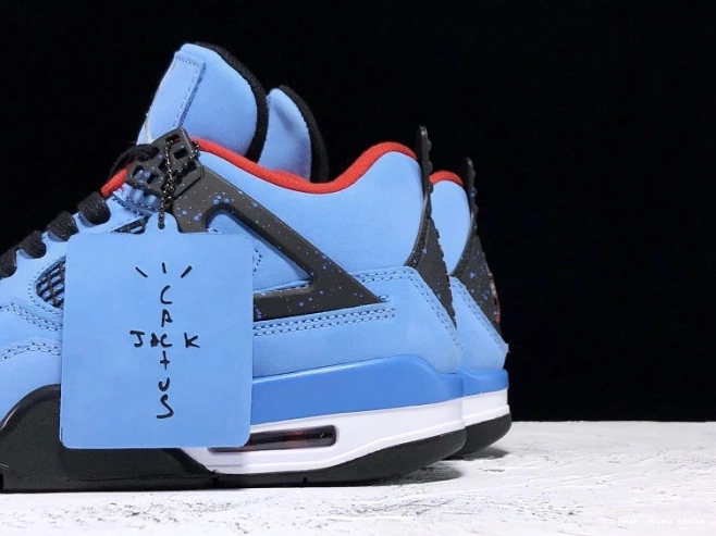Rep Jack x Jordan 4 Scott Travis Cactus Air 308497-406 0803